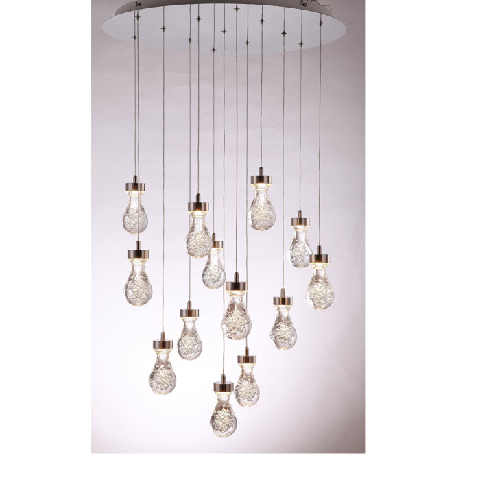 Orren Ellis Atoka 13Light LED Cluster Bulb Pendant Wayfair